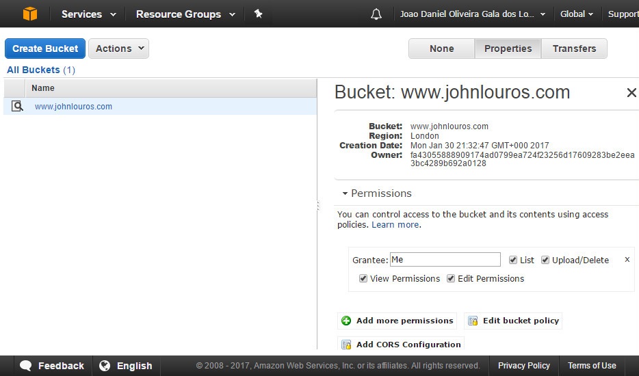 AWS CloudFront screenshot 6